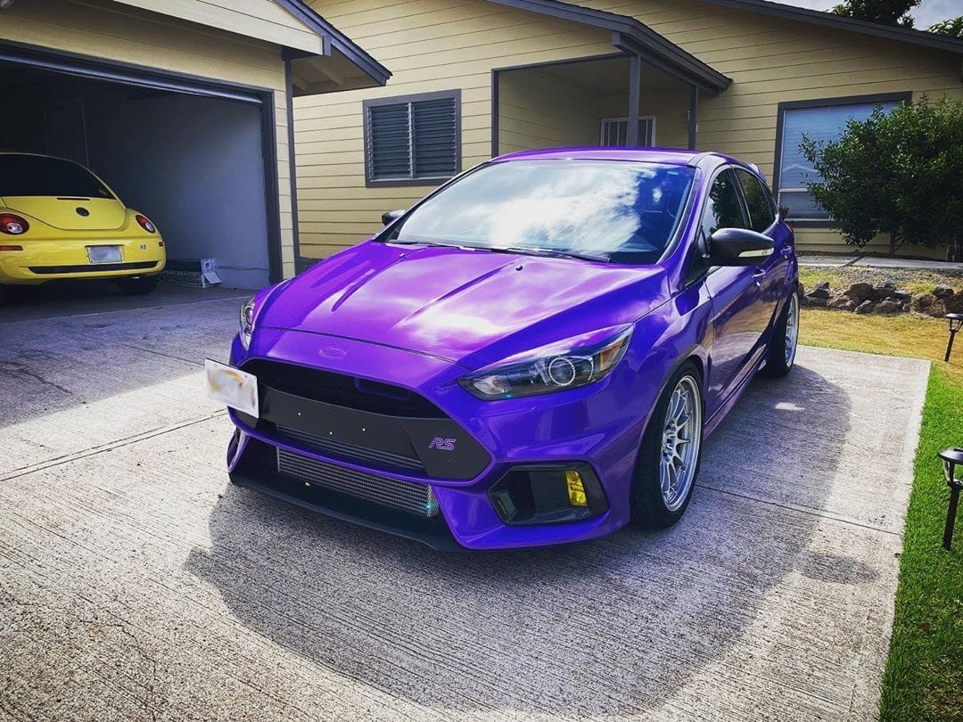 Оклейка пленкой Ford цвет candy metallic RB20 Midnight Purple