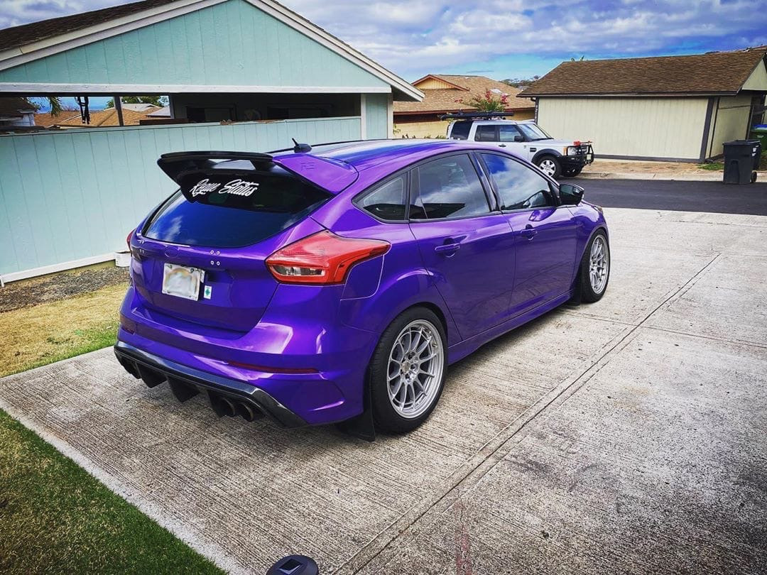 Оклейка пленкой Ford цвет candy metallic RB20 Midnight Purple