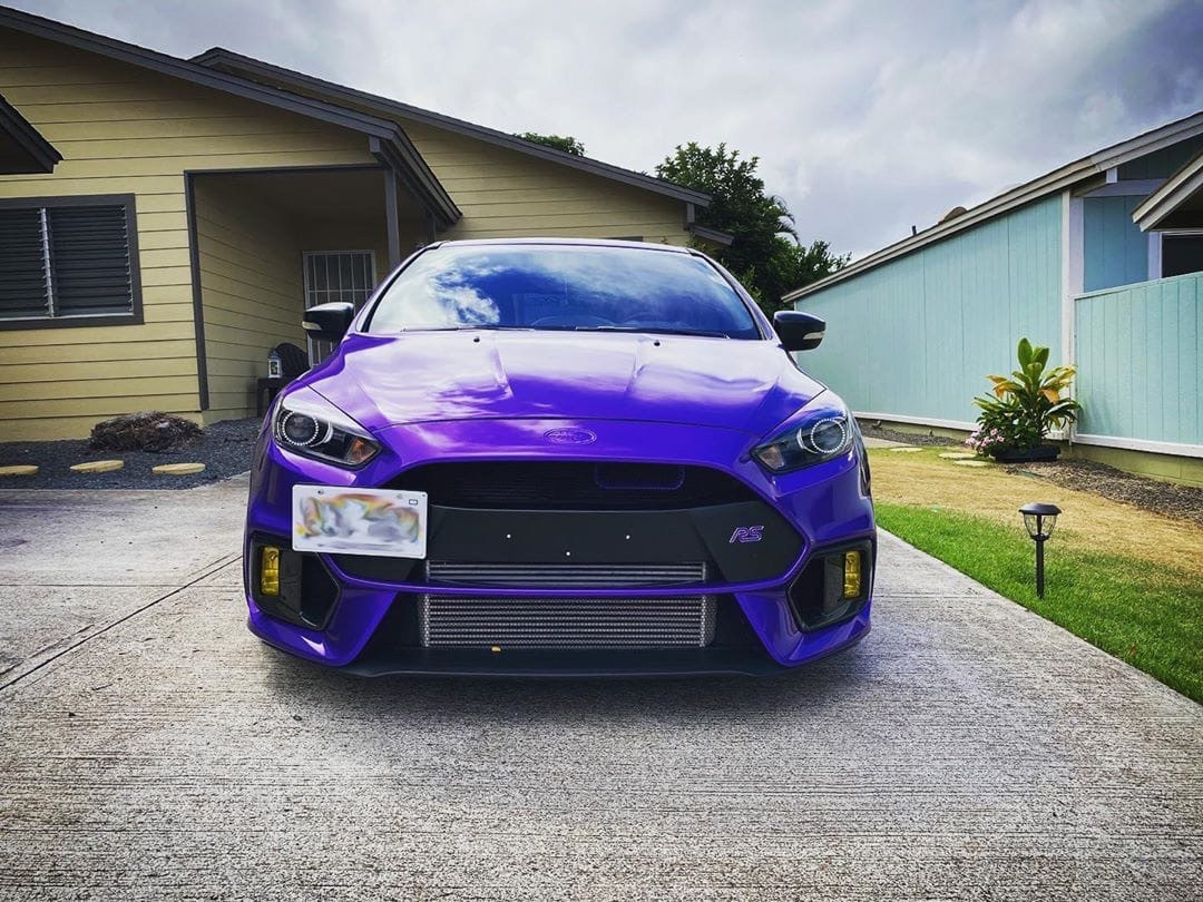 Оклейка пленкой Ford цвет candy metallic RB20 Midnight Purple